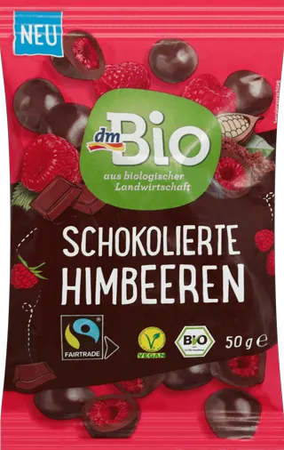 dmBio liofilizovane maline/čokoladi 50g