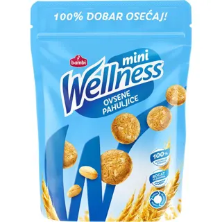 Wellness mini ovsene pahuljice 70g