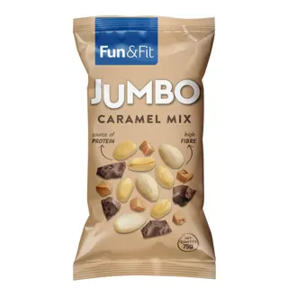 Fun&Fit Jumbo CARAMEL MIX 75g