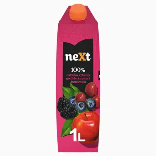 Sok mocne bobice 100% Next Premium 1l