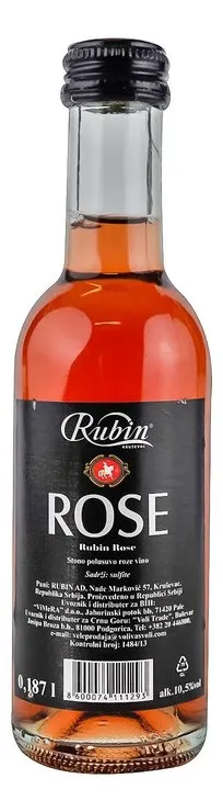 Vino Rose Rubin 0,187l Rubin