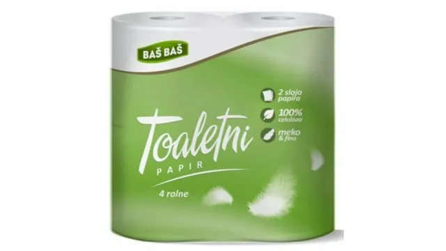 TOALETNI PAPIR 2SL BAŠ BAŠ 4/1 BAS BAS