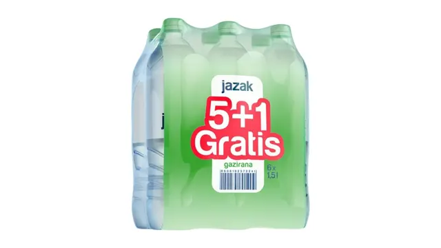 Voda Jazak gazirana 1.5L 5+1 GRATIS 1 AD NIS NIS-PETROL NOVI SAD