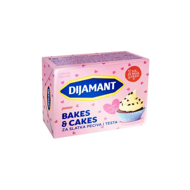 margarin bakes cakes 250g dijamant DIJAMANT