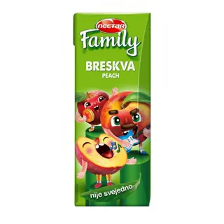 Nektar breskva Family Nectar 0,2l