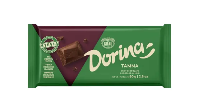 Dorina crna bez secera 80g #30 Kras Dorina