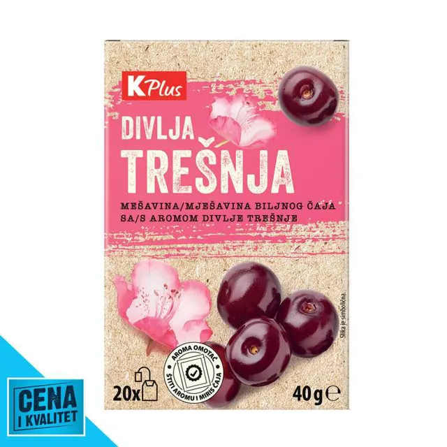 ČAJ DIVLJA TREŠNJA 40G K PLUS K PLUS