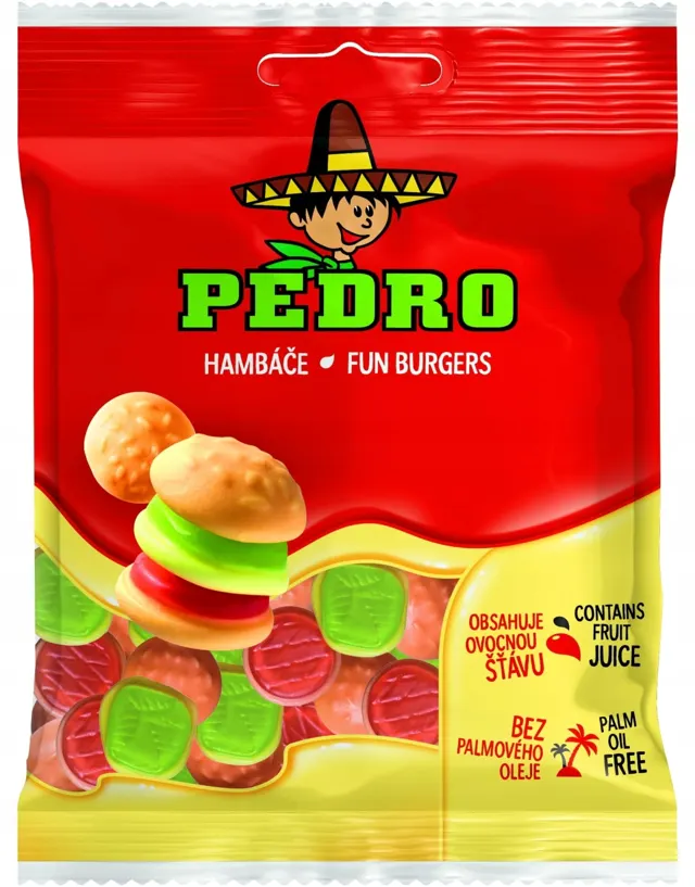 BOMBON GUMENI PEDRO BURGER 80gr OKSA