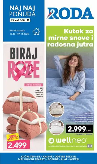 Roda katalog 12.10.–07.11., naslovna strana