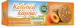 Keks kolutici kajsija 200g
