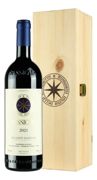 VINO CRVENO SAN GUIDO SASSICAIA WOOD BOX 0,75L