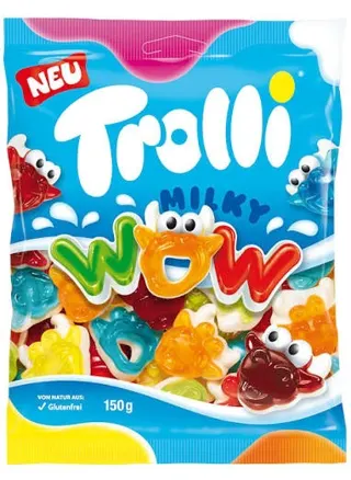 Bombone milky wow Trolli 100g