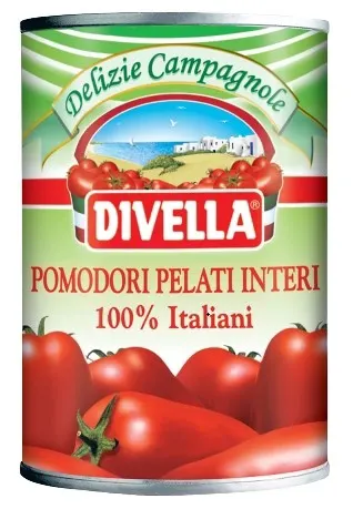 POMODORO PELATI THERMO 400gr DIVELLA