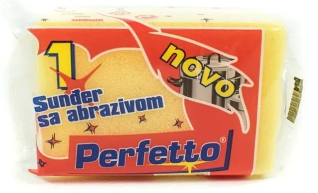 Sundjer abrazivni 1/1 8.5x6x4 Perfetto 80 Europak DOO Stari Banovci
