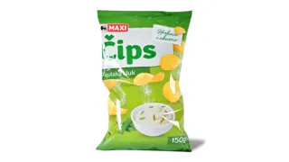 Cips pavlaka&luk Maxi 150g