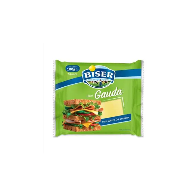 Sir topljeni Gauda Biser 100g Biser