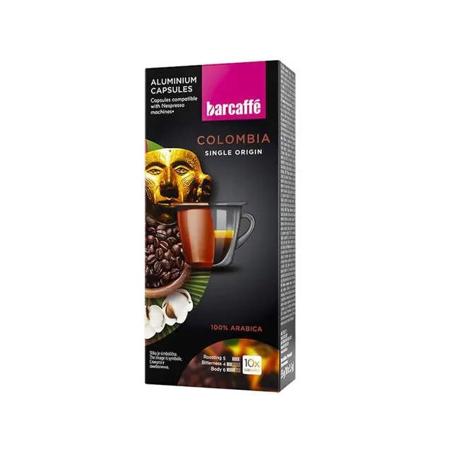 Kapsule kolumbija Barcaffe 55g Barcaffe