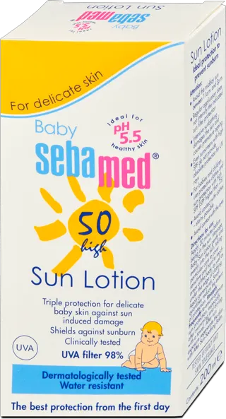 LOSION ZA SUNČANJE ZA BEBE SPF50 200ML SEBAMED