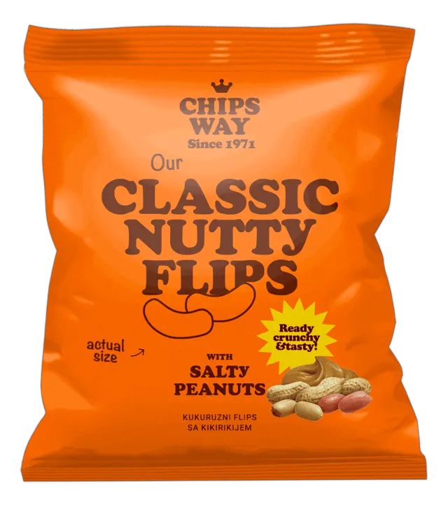 Flips sa kikirikijem Chips Way 40g Gricko&Fan