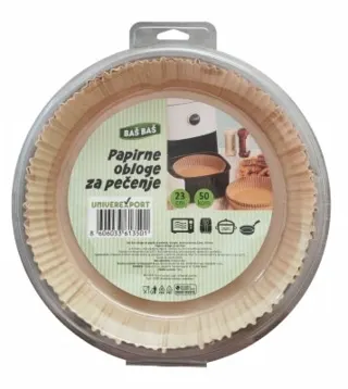 PAPIR ZA PEČENJE AIRFRYER 23CM BAŠ BAŠ 50/1