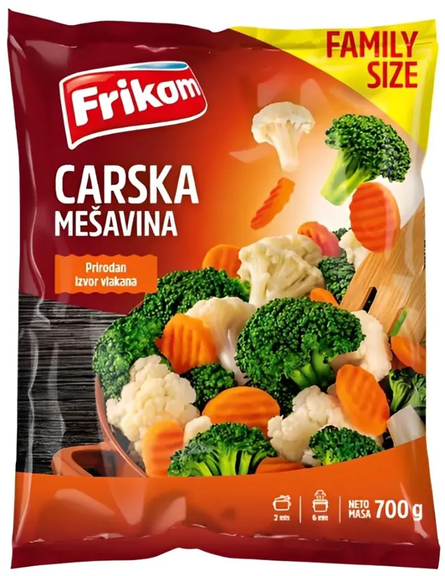 SMRZNUTO POVRĆE FRIKOM CARSKA MEŠAVINA 700G FRIKOM