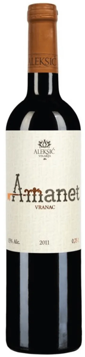 Vino crv.Amanet Aleksic 0.75l Podrum Aleksic