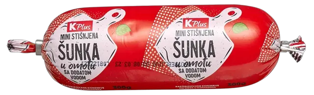 ŠUNKA STIŠNJENA MINI 300G K PLUS K PLUS