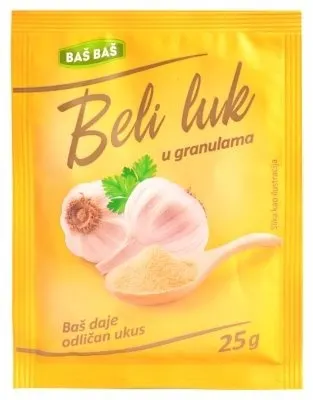 ZAČIN BELI LUK U GRANULAMA BAŠ BAŠ 25G