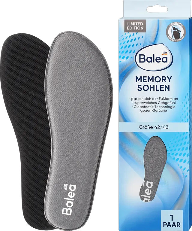Balea mem. ulošci/ cip. sivi 42/43 1par Balea