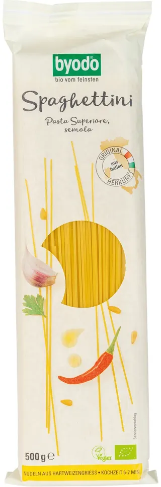 ŠPAGETE ORG DURUM PŠEN 500G BYODO