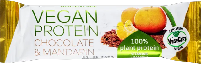 Vegan prot.bar ukus mandarine Tekmar 40g Tekmar