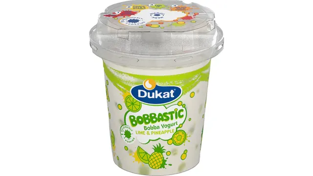 Jogurt Bobbastic LimetaAnanas Dukat300g Dukat