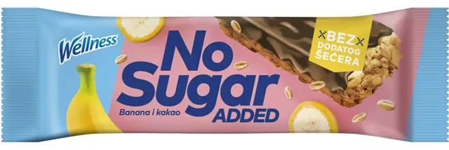 WELLNESS MUSLI BAR NO SUGAR BANANA&KAKAO 23G BAMBI