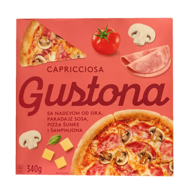 Smrznuta pizza Capricciosa Gustona 340g Gustona