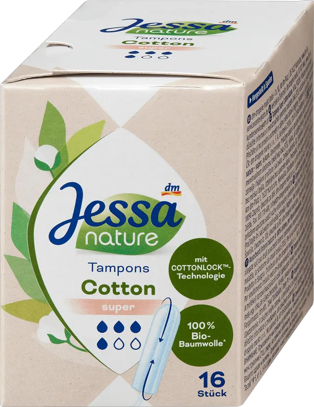Jessa tamponi Cotton Super nature 16kom Jessa
