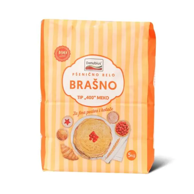 Brasno belo psen.tip400 meko Danubius5kg Danubius