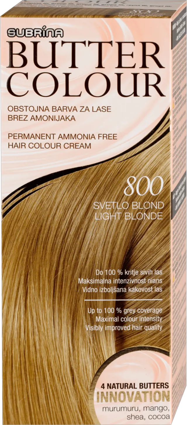Butter Colour 800 - Svetlo plava farba SUBRINA