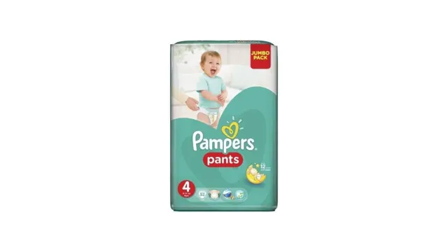 Pampers Pants pelene gaćice vel.4 52kom Pampers active baby