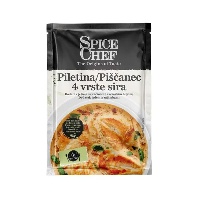 ZAČIN PILETINA 4 VRSTE SIRA 30G SC SPICE CHEF