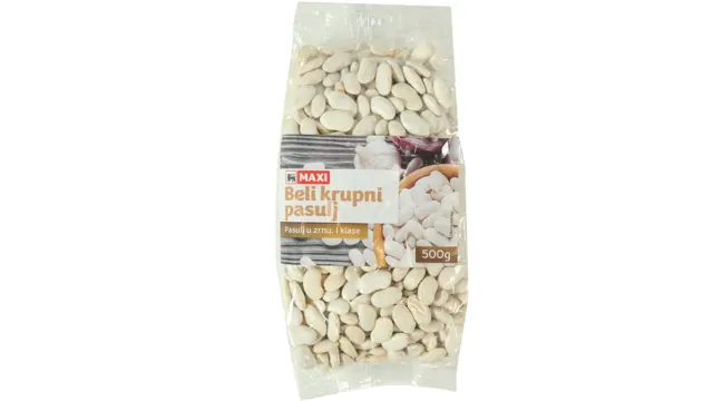 Beli krupni pasulj Maxi 500g Maxi