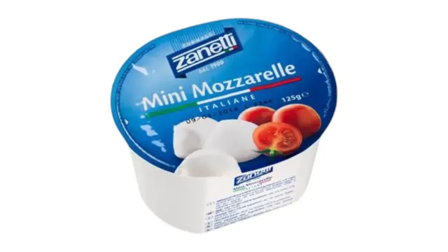 SIR MOZZARELA MINI 42%mm 125gr ZANETTI ZANETTI