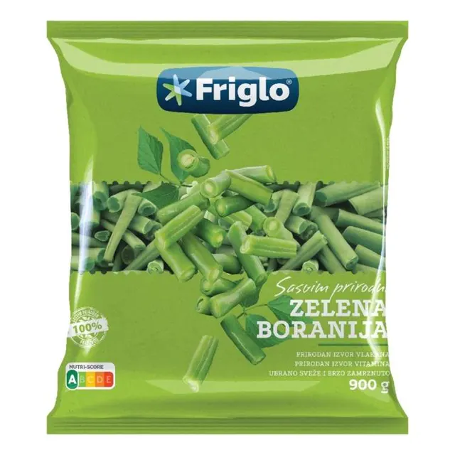 BORANIJA ZELENA 900GR FRIGLO FRIGLO SECANJ-SUTJESKA