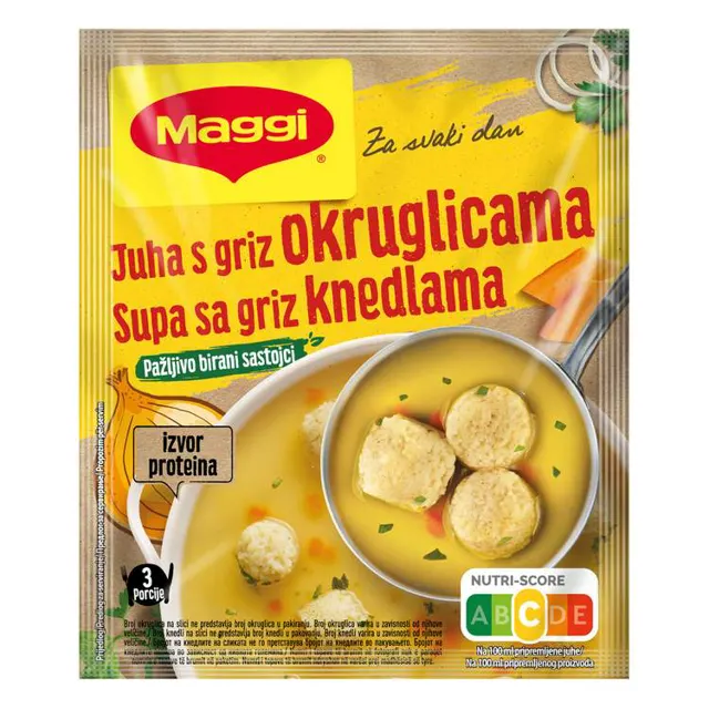 Supa griz knedle Maggi 47g Maggi Soups & Bouillons