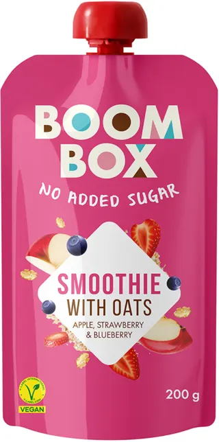 PAUČ BOOM BOX SMOOTHIE OVSENE PAHULJICE JABUKA-JAGODA-BOROVNICA 200G