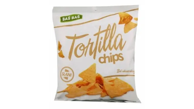 ČIPS TORTILJA SLANI BAŠ BAŠ 125G BAS BAS