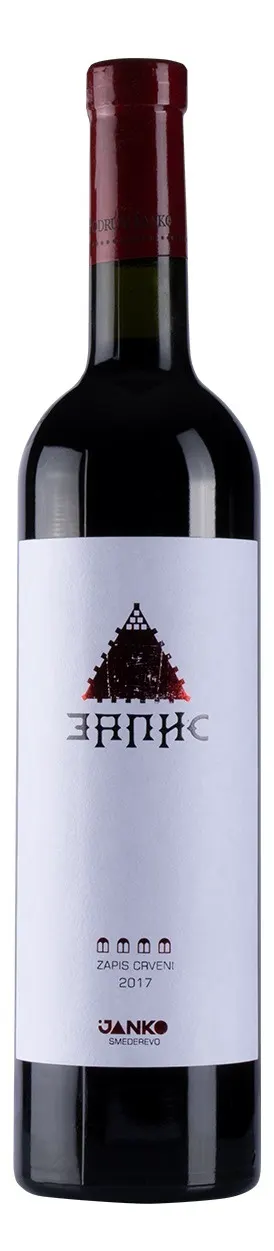 VINO CRVENO MERLOT ZAPIS JANKO 0.75L PODR_JAN