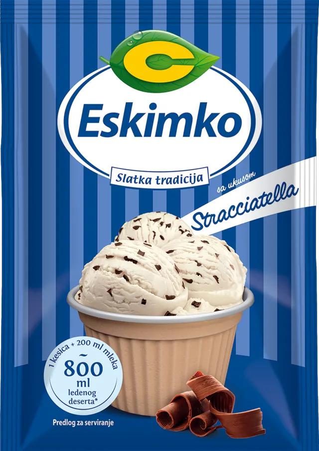 Eskimko stracciatella 75g Centroproizvod 24 NELT - CP I DRO