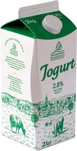 Jogurt tetrapak 2,8 % mm, 2kg
