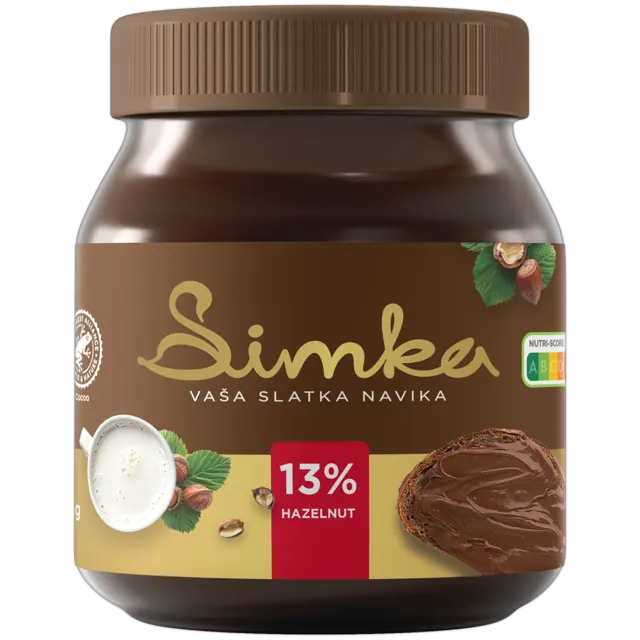 Krem Simka kakao CR 13% lesnika 375g RIM GROUP