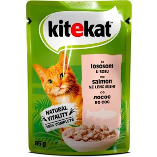 Hrana/macke losos Kitekat kesica 85g